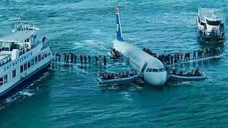 Sully 2016 Movie quotPlane Crash Scene Landing In The Hudson Riverquot Explained In HindiUrdu [upl. by Ob864]