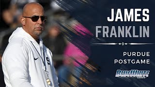 Penn State head coach James Franklin recaps win over Purdue [upl. by Seline]