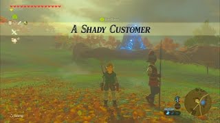 The Legend of Zelda Breath of the Wild Wii U  Side Quest  A Shady Customer [upl. by Airamzul]