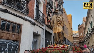 4K PROCESIÓN DE SAN CAYETANO EN MADRID 2024 [upl. by Sorilda]