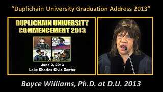 BOYCE WILLIAMS AT DUPLICHAIN UNIVERSITY 2013 [upl. by Llertnor776]