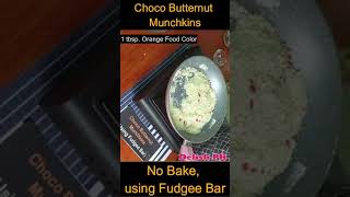 Choco Butternut Munchkins No Bake using Fudgee Bar shorts [upl. by Bannasch673]