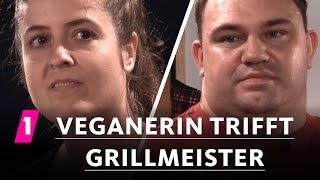 Veganerin trifft Grillmeister  1LIVE Ausgepackt  Folge 4 Vegan oder Fleisch [upl. by Jacobo]