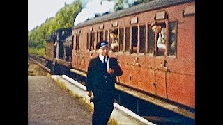 HawkhurstPaddock Wood Branch Line 1961 Last Days Cine Film [upl. by Hartnett639]