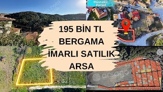 195 BİN TL BERGAMA İMARLI SATILIK ARSA [upl. by Malha]