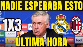 ¡MIRA LO QUE DIJO ANCELOTTI TRAS EL PARTIDO ¡NADIE ESPERABA ESTO DE ÉL REAL MADRID HOY [upl. by Clarhe936]