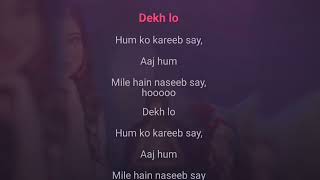 Gazab Ka Hai Din  Karaoke [upl. by Edny184]