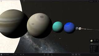 Solar System Size Comparison [upl. by Bary]