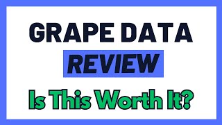 Grapedata Review  Big Money OR Waste Of Time [upl. by Agosto99]