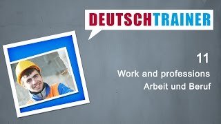 German for beginners A1A2  Deutschtrainer Work [upl. by Nayr]