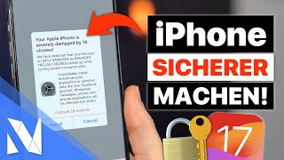 iPhone SICHERER MACHEN Schutz vor Hackern Betrügern amp Viren  Tipps amp Tricks  NilsHendrik Welk [upl. by Gemperle773]