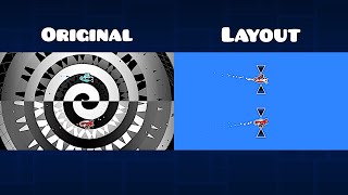 NEW TOP LEVEL  quotMenacequot Original vs Layout  Geometry Dash 22 [upl. by Tem423]