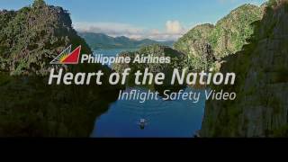 Philippine Airlines’ Heart of the Nation Inflight Safety Video [upl. by Aileek]