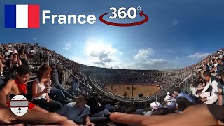 🇫🇷 360° La Féria de Nîmes 2016 Corrida Sébastien Castella  Nîmes France [upl. by Byrd]