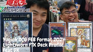 YuGiOh 游戏王 OCG FEB FORMAT 2024  Lightsworn FTK Deck Profile Feat DX [upl. by Ennirac]