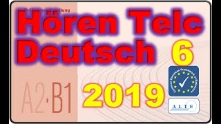 Modelltest 6 A2B1 Hören Deutsch 2019 [upl. by Liscomb]