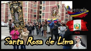 Venezolanos cantan a Santa Rosa de Lima Nacho de Yo Soy  Venezolanos en Perú [upl. by Carry904]