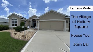 Step Inside The Stunning Lantana Model Home In Mallory Square The Villages Florida [upl. by Leor800]