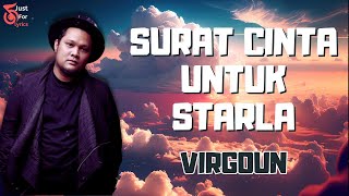 Virgoun  Surat Cinta Untuk Starla  Lirik Lagu  Lirik Vidio [upl. by Aronaele]