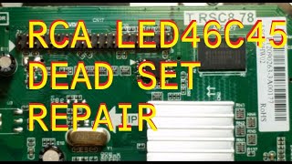 RCA LED46C45 EEPROM Exchange [upl. by Ainafetse758]