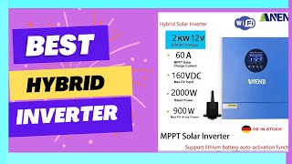 100W 2000W MPPT Hybrid Solar Inverter  12V 230V Photovoltaic Inverter Pure Sine Wave [upl. by Nosraep]