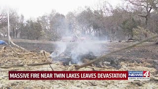 Massive fire near Twin Lakes leaves devastation [upl. by Carce]