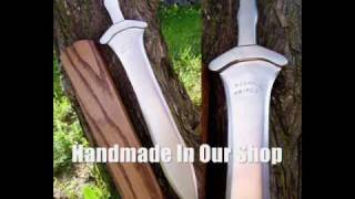 Spartan Lakonian or Xiphos Sword Our Handmade Sword History Fight Scenes Demo Slicing Power [upl. by Truk]