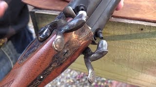 Pedersoli Classic SidebySide Black Powder Shotgun [upl. by Ariew]