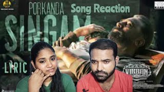 VIKRAM  Porkanda Singam Lyric Song Reaction  Kamal Haasan  VijaySethupathi  Lokesh  Anirudh [upl. by Nussbaum279]