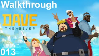 Walkthrough Dave the Diver Blind 013  Weitere Tauchgänge für Zutaten [upl. by Anwahsiek702]