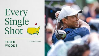 Tiger Woods Second Round  Every Single Shot  The Masters [upl. by Naellij]