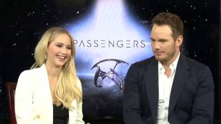 Passengers entrevista con Jennifer Lawrence y Chris Pratt  Fotogramas [upl. by Rawley]