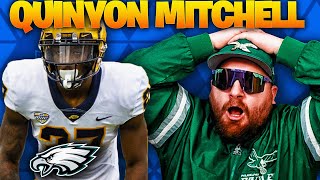 EAGLES DRAFT QUINYON MITCHELL LIVE REACTION [upl. by Miah]