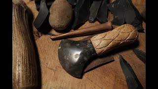 Flint Knapping using an ancient punch technique [upl. by Isolde]