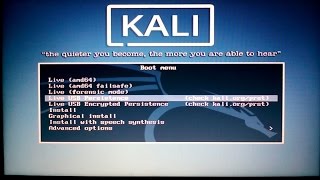 Setup amp Install Kali Linux Rolling Live USB Persistence [upl. by Suryc]