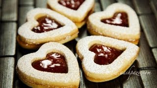 Linzer Cookies Recipe [upl. by Einegue]