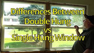 Differences Between Double Hung vs Single Hung Window JeldWen Window [upl. by Ellebyam]