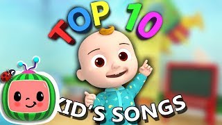 Top 10 Popular Kids Songs  More Nursery Rhymes amp Kids Songs  CoComelon [upl. by Erehpotsirhc496]