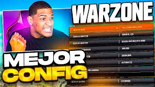 La MEJOR CONFIGURACION para WARZONE  FPS [upl. by Lilith]