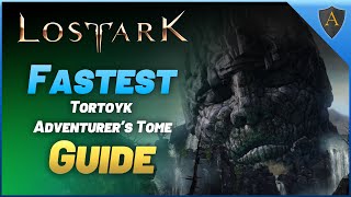 FASTEST Adventurers Tome Guide 100  COMPLETE Tortoyk  P1  Lost Ark [upl. by Heyman]