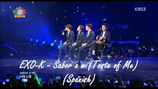 DLMP3 EXOK  Sabor a mi Taste of Me Spanish [upl. by Raychel]