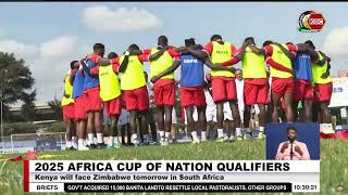 2025 Africa Cup of Nations Qualifiers Kenya will face Zimbabwe tomorrow in South Africa [upl. by Emory]