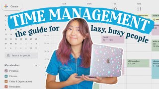 the definitive TIME MANAGEMENT GUIDE for busy but lazy people [upl. by Duffie]