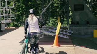 How to load your bike onto a chairlift [upl. by Bailey]