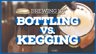 Home Brewing 101 BOTTLING VS KEGGING [upl. by Tillman]