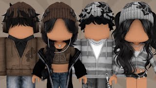 GIRL amp BOY MATCHING ROBLOX OUTFITS w codes amp links  coziivibes ♡ [upl. by Maribelle841]