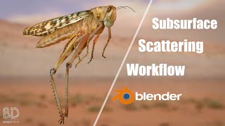 Blender Subsurface Scattering Workflow Tutorial [upl. by Gerianna378]