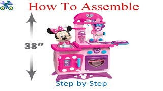 How to assemble Minnie Flipping Fun Kitchen [upl. by Inuat]