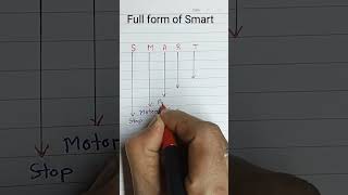 Full form of Smart reels shorts ytshorts online education simple English with pranay learning [upl. by James982]