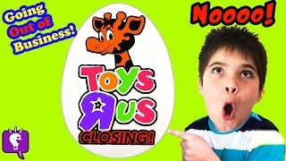 TOYS quotRquot US SURPRISE EGG HobbyKids Toy Haul at Toy Store [upl. by Asir]